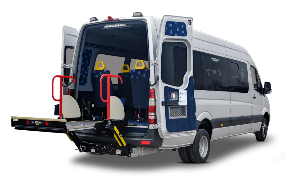 Accessible 17 Seat minibus for hire