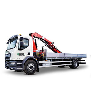 18T Dropside Truck Flatbed (Crane)