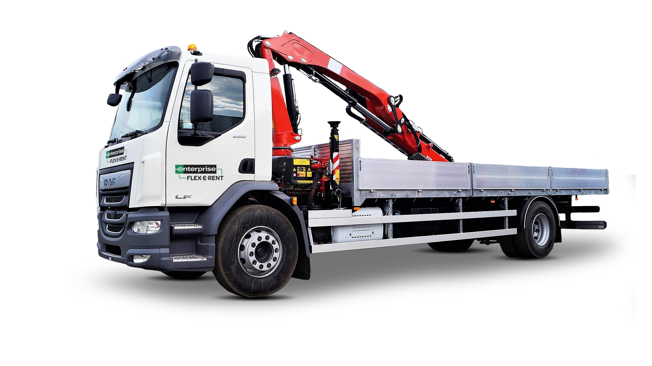 18T Dropside Truck Flatbed (Crane)