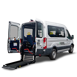 9-seat wheelchair accessible minibus