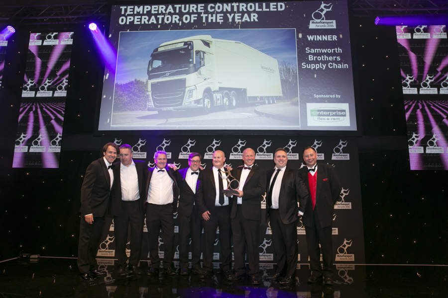 [News] Samworth Brothers Supply Chain Celebrate Winning Enterprise Flex-E-Rent sponsored award