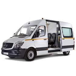 Picture of welfare van from Enterprise Flex-E-Rent