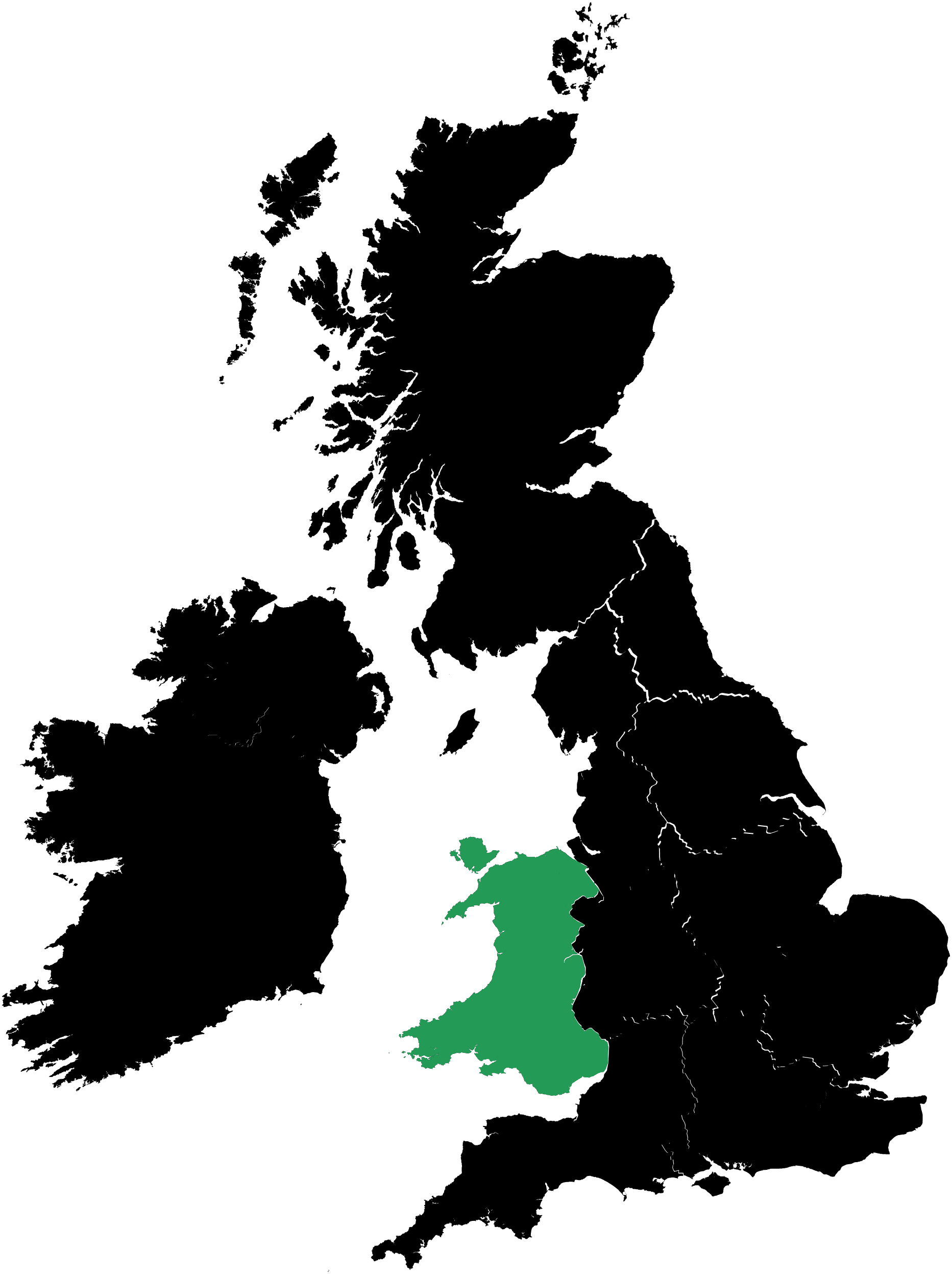 wales map